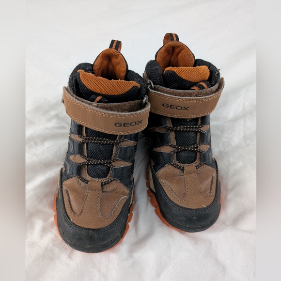 Geox Kids' Brown and Black Boots Tddler 11 - Picture 1 of 3